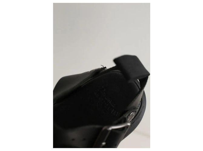 Dr. Martens Sandali in pelle neri - vista 6