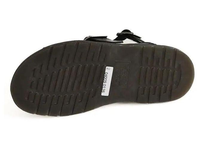 Dr. Martens Sandali in pelle neri - vista 7