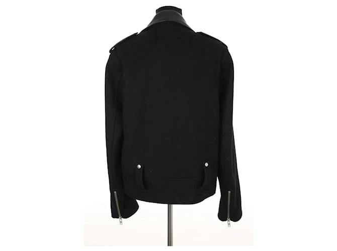 Sandro Schwarze Lederjacke - Ansicht 4