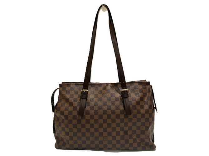 Borsa a Spalla Louis Vuitton Damier Chelsea N51119 Marrone Damier ebene - vista 2
