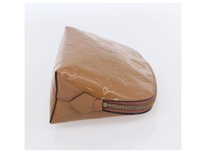 Pochette Cosmetica Louis Vuitton Monogram Vernis Marrone - vista 4