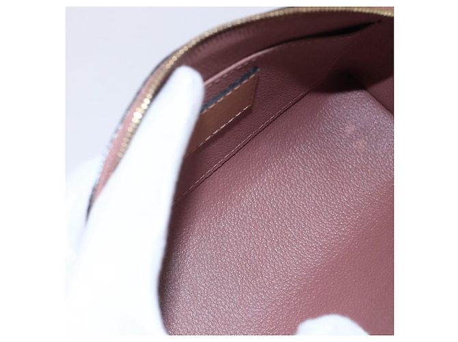 Pochette Cosmetica Louis Vuitton Monogram Vernis Marrone - vista 5