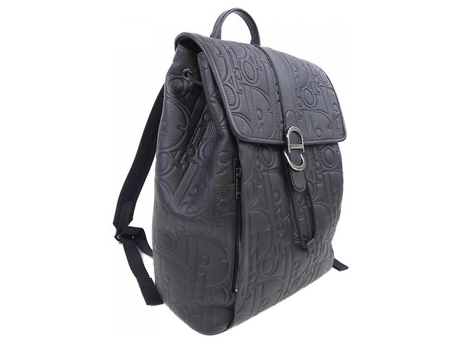 Sac à dos quotidien Dior en cuir Gravity Christian Dior Noir - vue 2