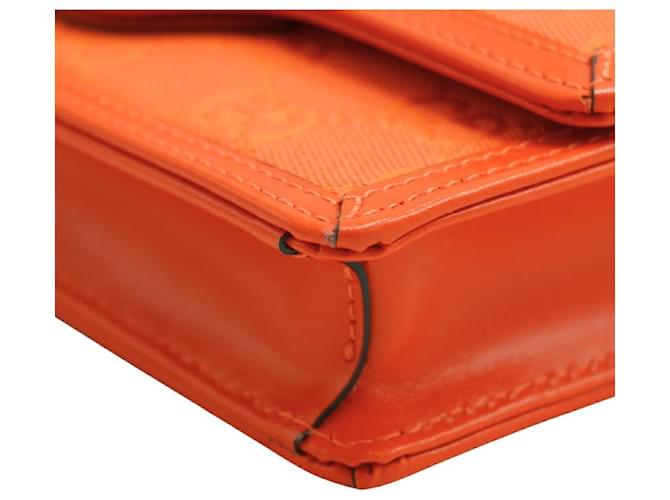 Gucci Borsa a Spalla Mini Luce Arancione - vista 10