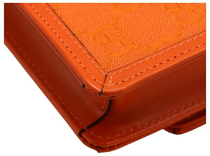 Gucci Borsa a Spalla Mini Luce Arancione - vista 12