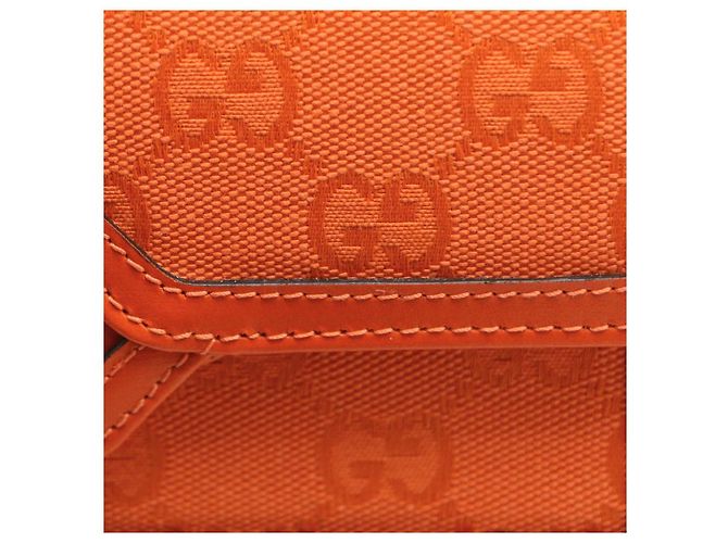 Gucci Borsa a Spalla Mini Luce Arancione - vista 15