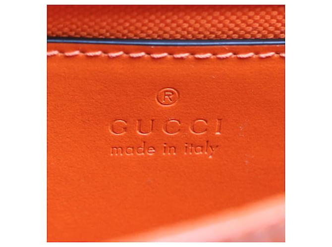 Gucci Borsa a Spalla Mini Luce Arancione - vista 3