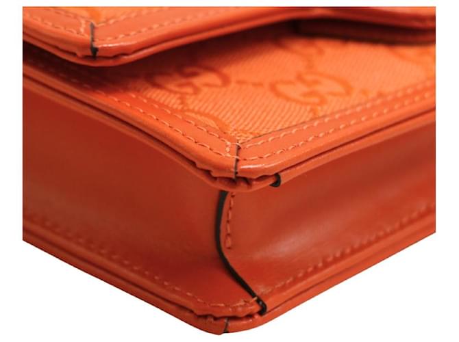 Gucci Borsa a Spalla Mini Luce Arancione - vista 9