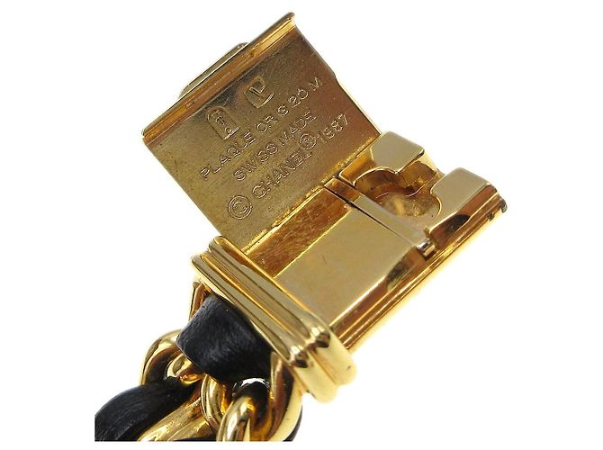 Chanel Premiere Rock Quartz Metallo Placcato e Pelle 20 - vista 5