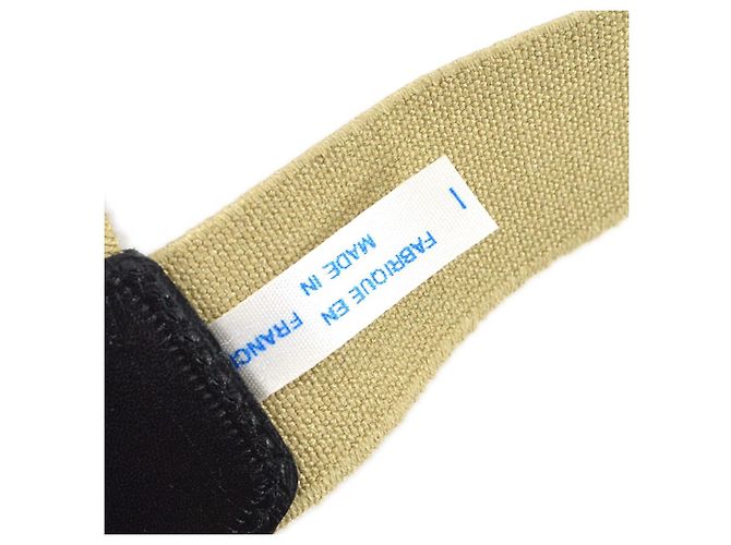 Bretelle in tela con logo Chanel Beige - vista 5