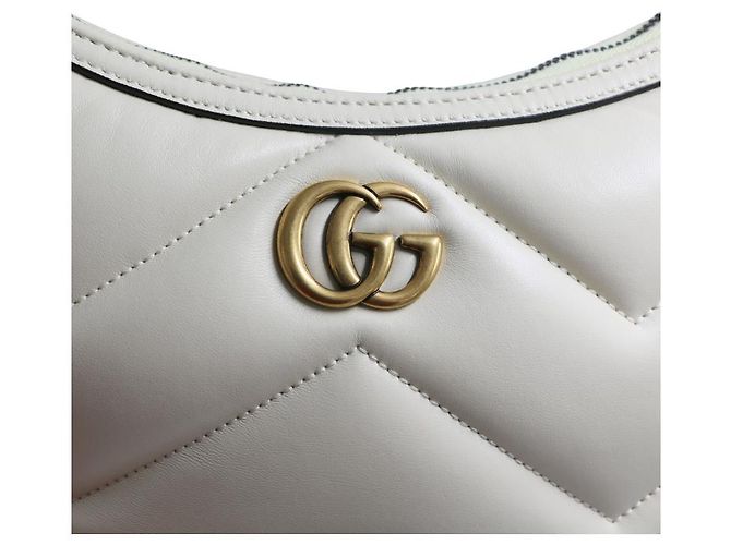 Gucci Piccola borsa GG Marmont W Bianco - vista 12