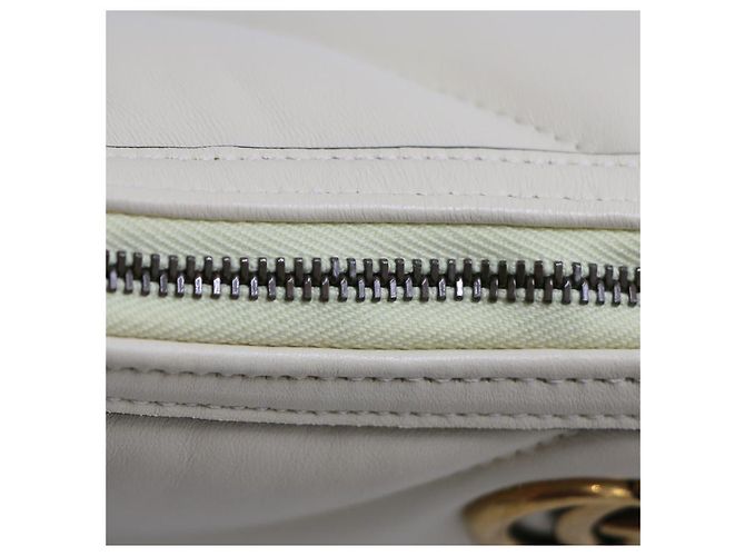 Gucci Piccola borsa GG Marmont W Bianco - vista 14