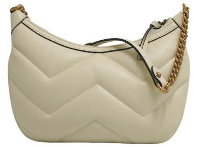Gucci Piccola borsa GG Marmont W Bianco - vista 6
