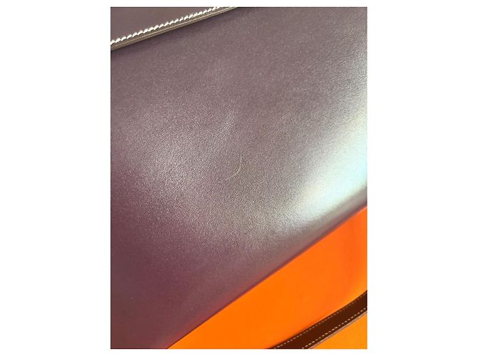 Hermès Kelly Sellier Box 28 cm Sammler Lila Gold hardware - Ansicht 3