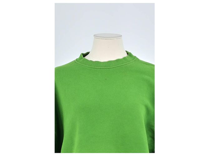 Essentiel Antwerp Pull en coton vert - vue 2