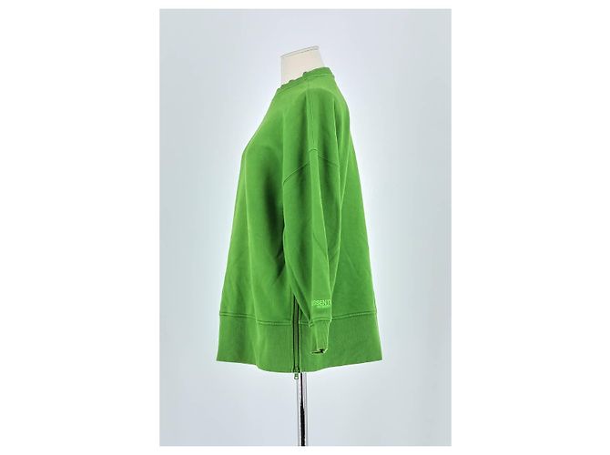 Essentiel Antwerp Pull en coton vert - vue 5