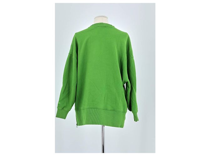 Essentiel Antwerp Pull en coton vert - vue 6
