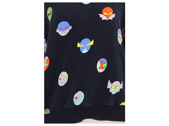 Stella Mc Cartney Maglione in cotone nero - vista 3