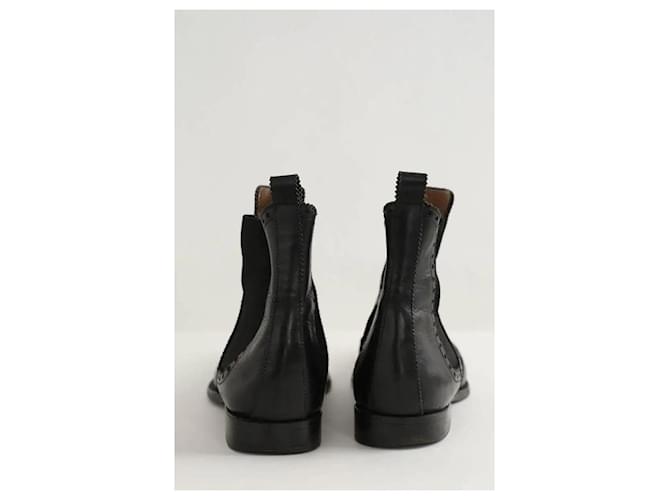 Hermès Stivali in pelle nera Nero - vista 2
