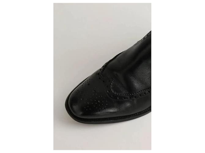 Hermès Stivali in pelle nera Nero - vista 4