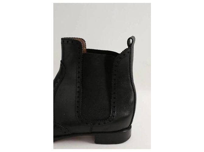Hermès Stivali in pelle nera Nero - vista 5