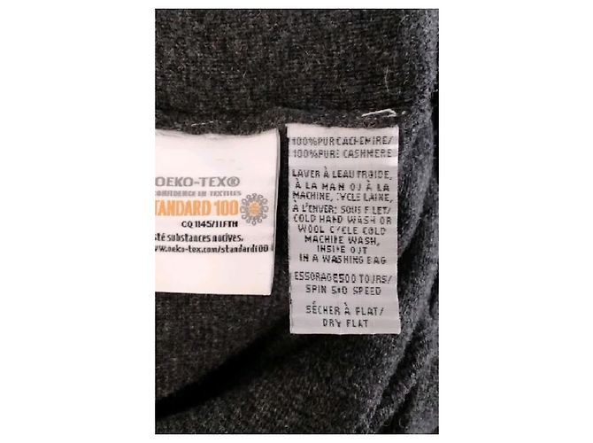 Eric Bompard Calça larga de cashmere cinza - vista 6