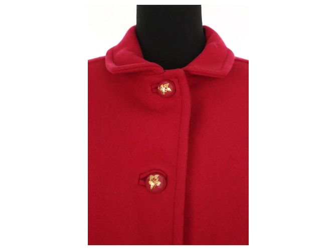 Paul & Joe Red wool coat - view 2