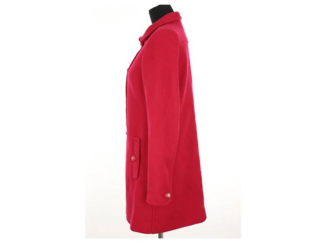 Paul & Joe Red wool coat - view 3