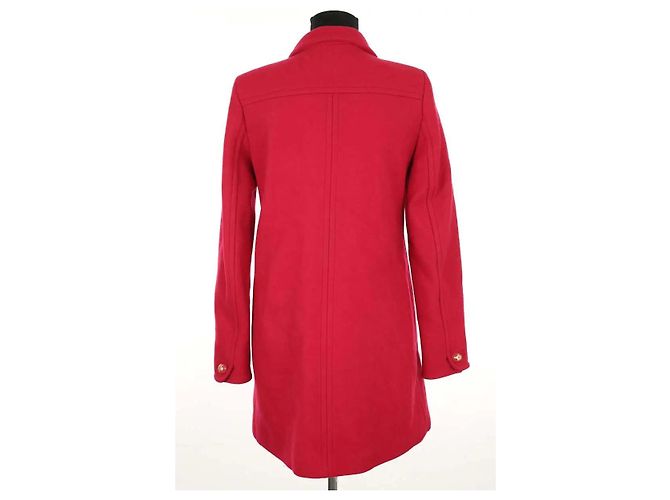 Paul & Joe Red wool coat - view 4