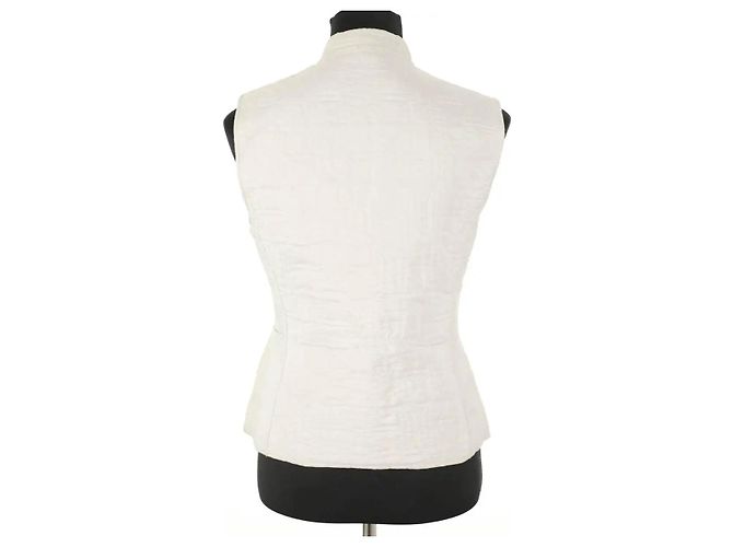 Hermès Graue ärmellose Jacke - Ansicht 4