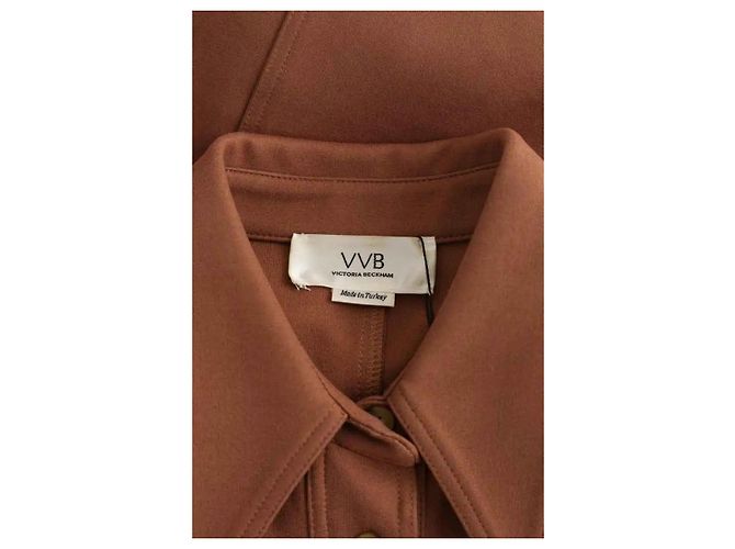 Victoria Beckham Vestido marrón - vista 5