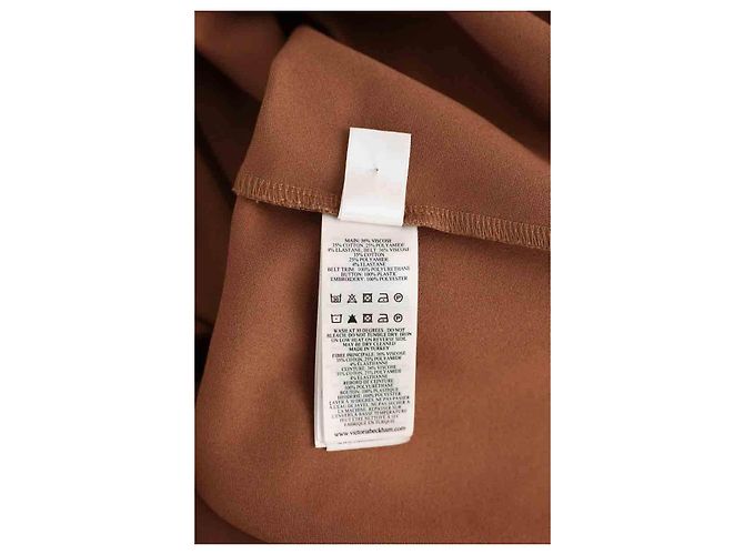 Victoria Beckham Vestido marrón - vista 6