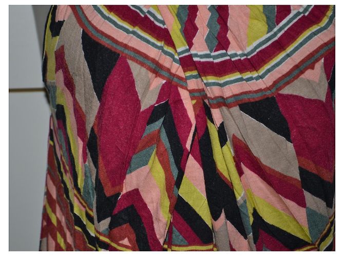 Missoni Mini Kleid mit Muster Viscose 40IT Mehrfarben - Ansicht 2