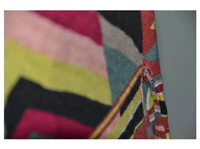 Missoni Mini Kleid mit Muster Viscose 40IT Mehrfarben - Ansicht 7