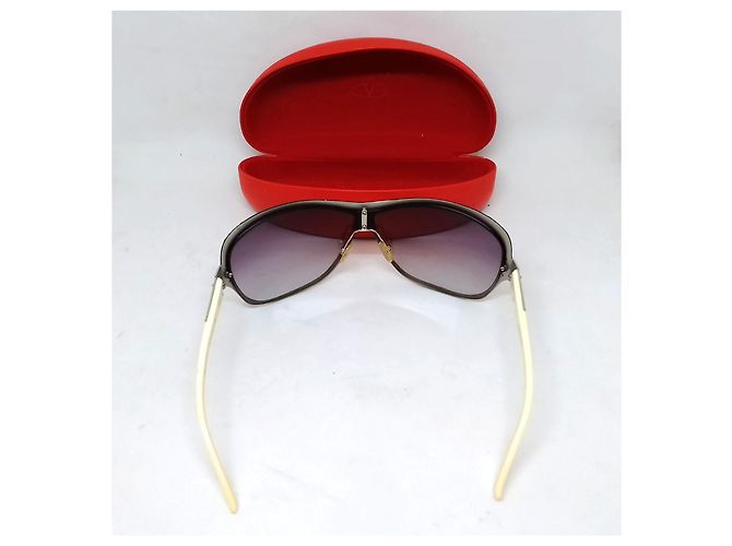 Valentino 5578/S Oversize Sonnenbrille Quadratisch Silber Weiß - Ansicht 10
