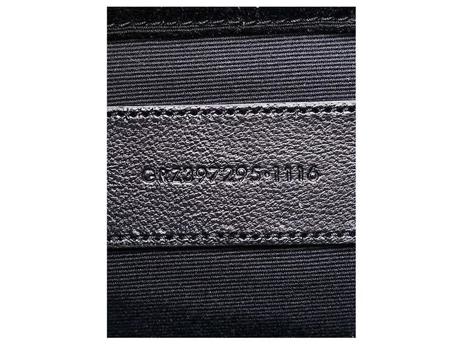 Saint Laurent Clutch in pelle nera a stella Nero - vista 10