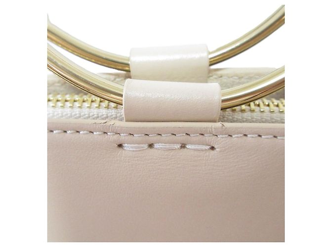 Autre Marque Borsa Art Frame in pelle ADEAM, borsa 2 in 1 Beige - vista 17