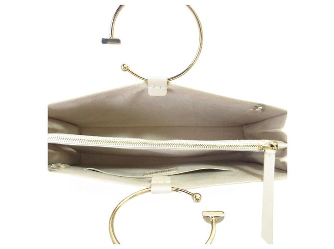 Autre Marque Borsa Art Frame in pelle ADEAM, borsa 2 in 1 Beige - vista 7
