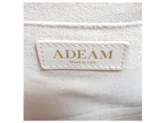 Autre Marque Borsa Art Frame in pelle ADEAM, borsa 2 in 1 Beige - vista 8