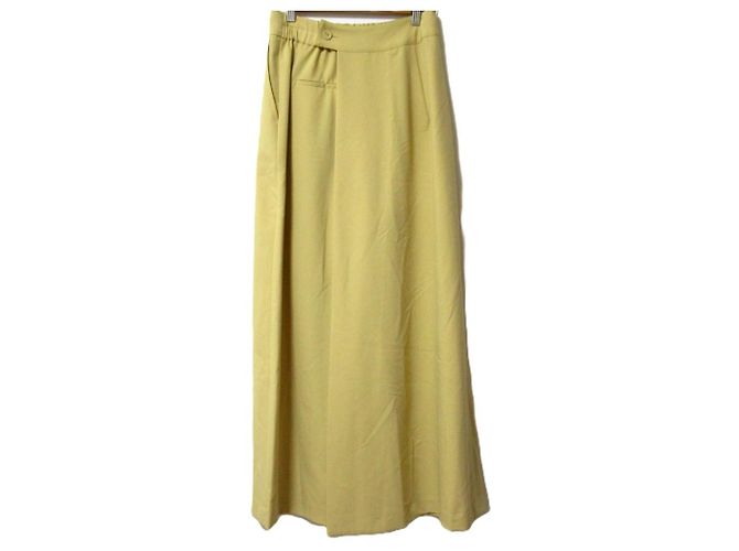 Autre Marque Calça larga com camadas pregueadas GRACE CONTINENTAL Amarelo - vista 2
