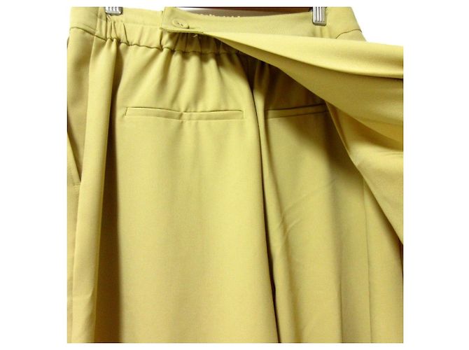 Autre Marque Calça larga com camadas pregueadas GRACE CONTINENTAL Amarelo - vista 5