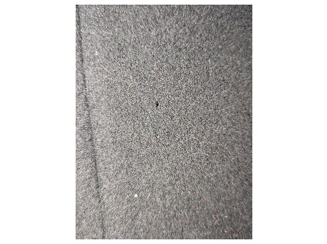 Abrigo Duffle Sandro Negro de Lana y Shearling - vista 10