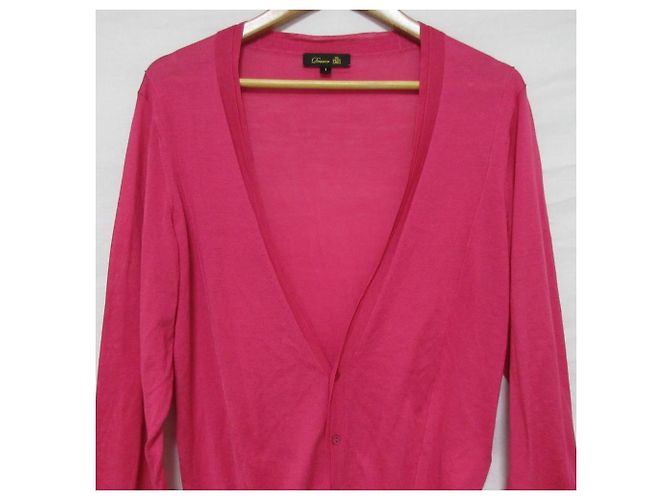 Autre Marque Drawer Seidenstrickjacke Pink - Ansicht 3