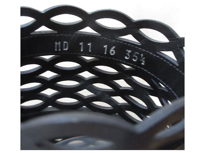 Christian Dior TATTOO Cutwork Leder Stiefeletten Sandalen Schwarz - Ansicht 8