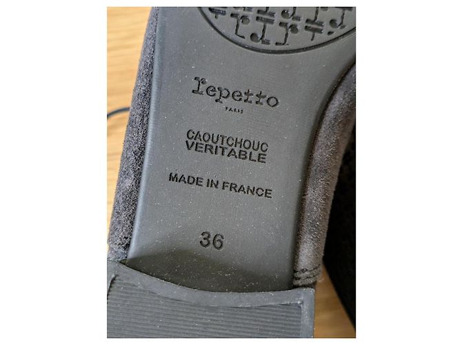 Stivali Oxford Repetto Ivanoe in pelle grigio scuro Grigio antracite - vista 6