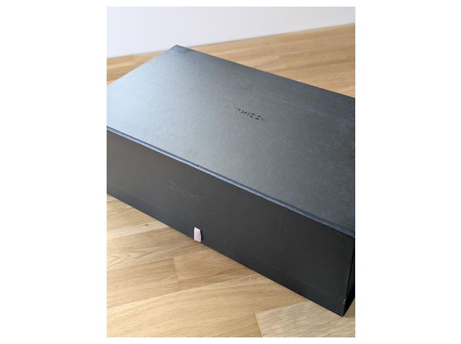 Stivali Oxford Repetto Ivanoe in pelle grigio scuro Grigio antracite - vista 9