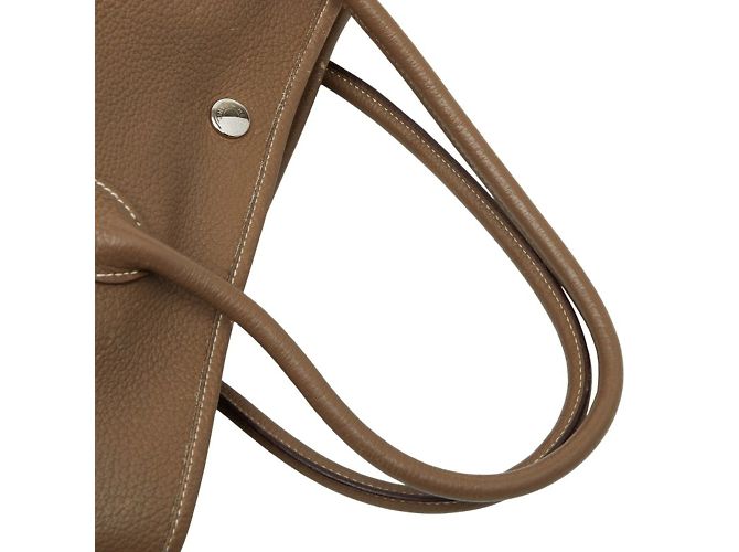 Borsa Tote Garden Party 36 di Hermès Beige Taupe - vista 10