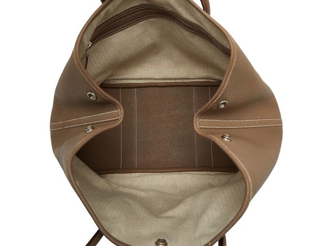 Borsa Tote Garden Party 36 di Hermès Beige Taupe - vista 11