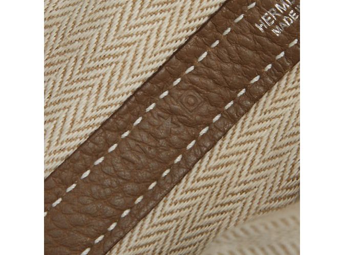 Borsa Tote Garden Party 36 di Hermès Beige Taupe - vista 13