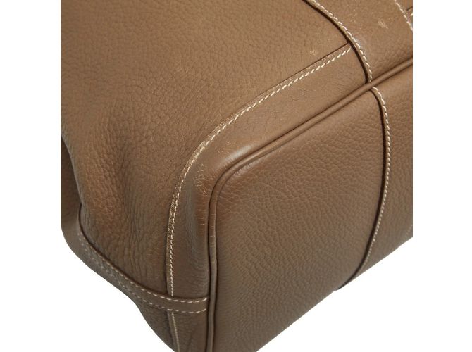 Borsa Tote Garden Party 36 di Hermès Beige Taupe - vista 7